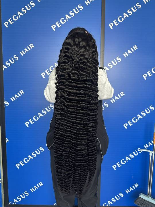 virgin hair Tape In Hair Extensions 100% human hair 35%ratio double drawn #1 color - pegasuswholesale