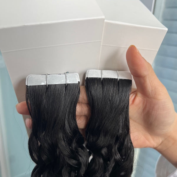 Pegasus Hair Origin Chinese Mogolian Russian Indian Customized Factory Specialized In Remy Cuticle Hair Classic Tape In Hair Extensions Natural Black Color Straight & Body Wave 100% Pure Human Hair Easy Do Clip Hair Extension Hairpiece virgin hair European Hair