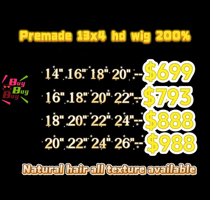 [NEW HD WIG] 13x4 HD WIG 4 WIGS DEAL NEW PRODUCT NATURAL COLOR FRONTAL WIG