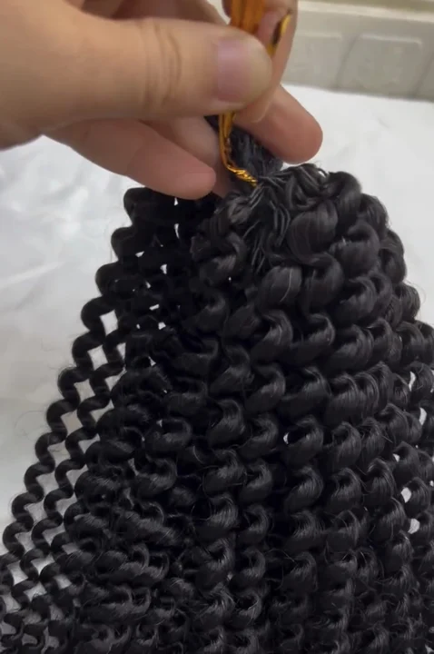 KINKY CURLY Crochet hair extensions 100%human hair top quality - pegasuswholesale