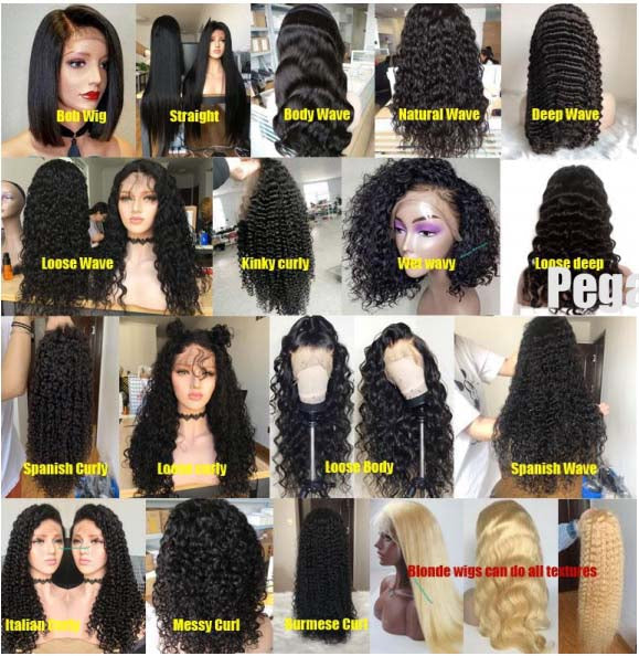 4 Wigs Transparent Lace Frontal Wig $850 Deal - pegasuswholesale