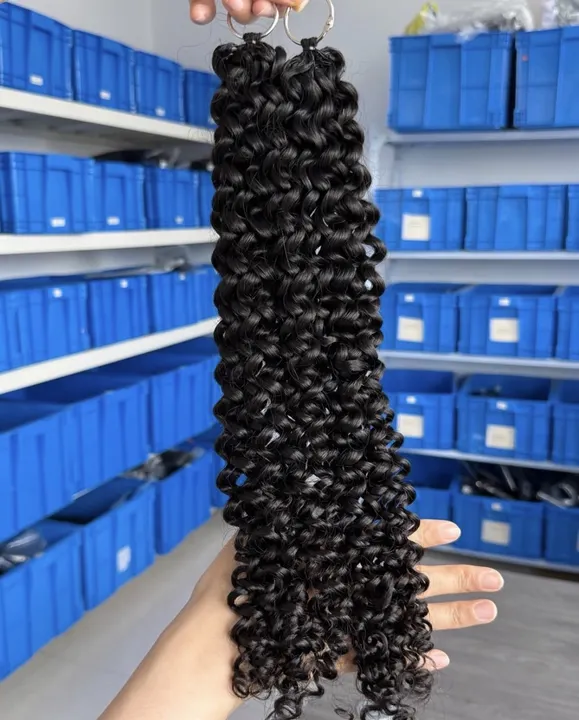 JERRY CURLY Crochet hair extensions natural color - pegasuswholesale