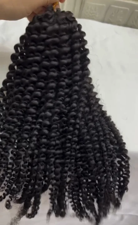 KINKY CURLY Crochet hair extensions 100%human hair top quality - pegasuswholesale