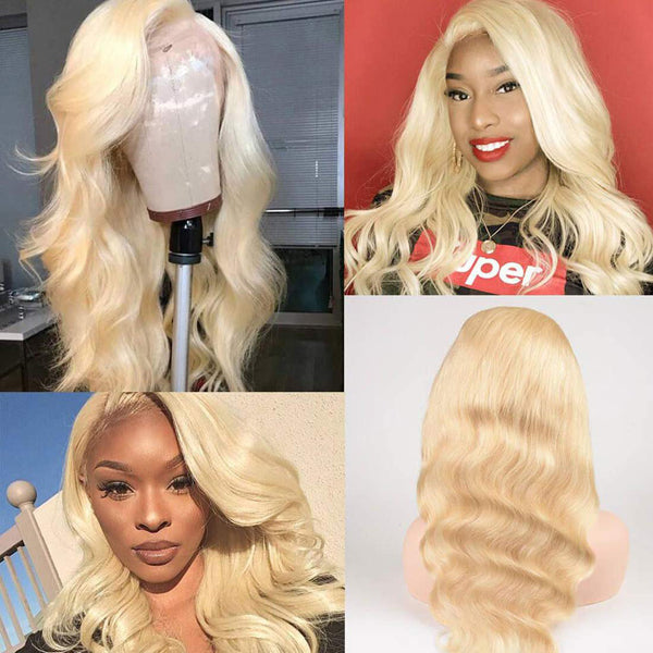 613 Blonde Body Wave Wig (Pure color/1B root) - 【PEG002】 - pegasuswholesale