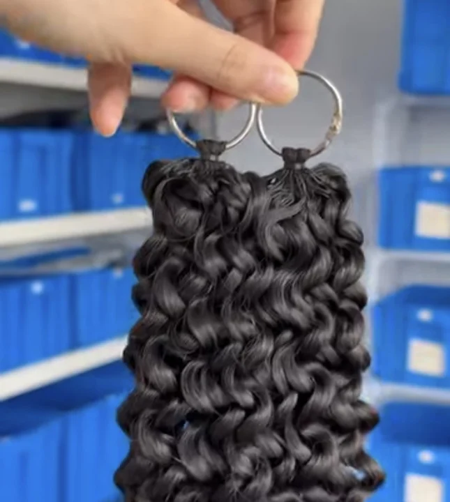 JERRY CURLY Crochet hair extensions natural color - pegasuswholesale