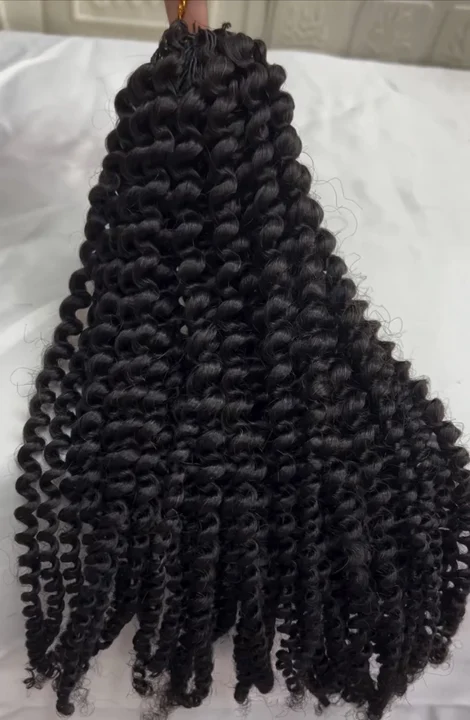 KINKY CURLY Crochet hair extensions 100%human hair top quality - pegasuswholesale