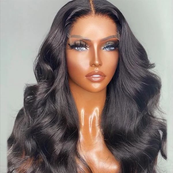 [new HD wig] 5x5 hd Lace Closure Wigs BODY WAVE real hd lace wig new product - pegasuswholesale