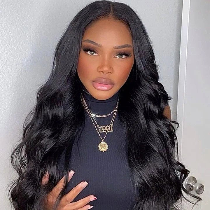 [new gram wig] 4x4 hd Lace Closure Wigs Body Wave real hd lace wig new product - pegasuswholesale