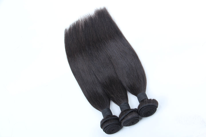 Wholesale 9A 10 bundles Indian Virgin Hair straight/ Body Wave