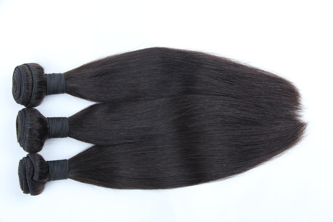 Wholesale 9A 10 bundles Indian Virgin Hair straight/ Body Wave - pegasuswholesale