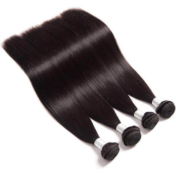 Wholesale 9A 10 bundles Indian Virgin Hair straight/ Body Wave