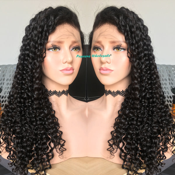 Deep Curly Virgin Hair Wig - pegasuswholesale