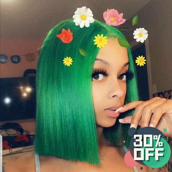 Hot Selling Summer Green Wig - 【PWH091】 - pegasuswholesale