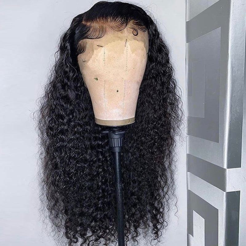 Spanish Curly 13x4 Lace Front Human Hair Wigs 150% - pegasuswholesale
