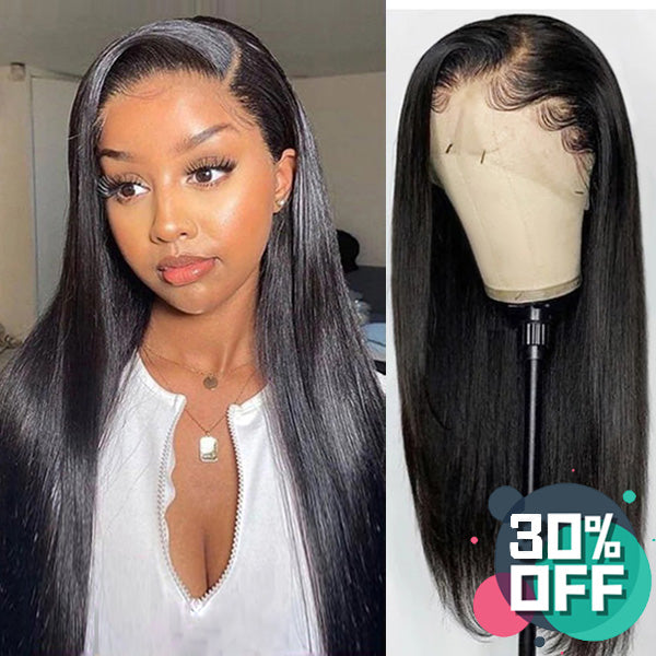 HD Lace 6x6 Closure Wig Straight Human Hair 13x6 Front Wigs - pegasuswholesale