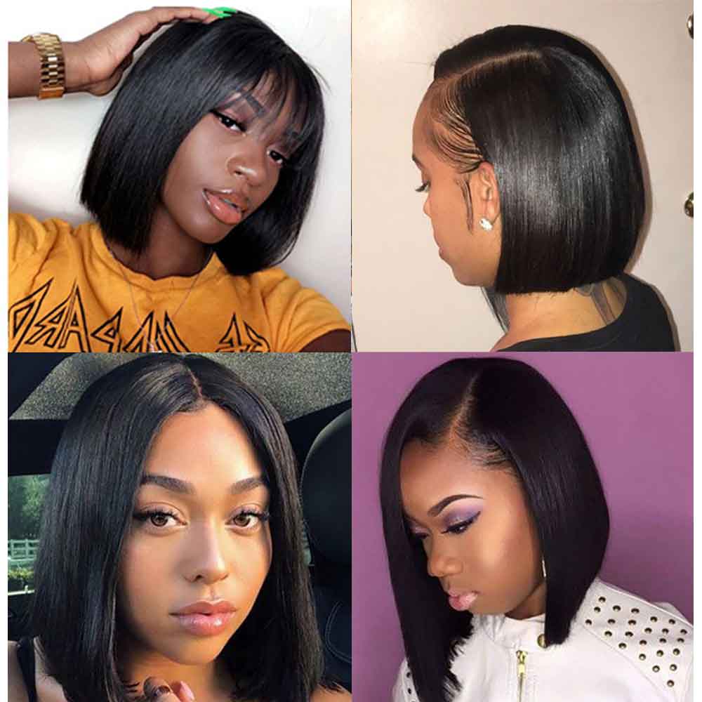 5 x 10" Bob Wigs Deal Lace Closure Wigs - pegasuswholesale