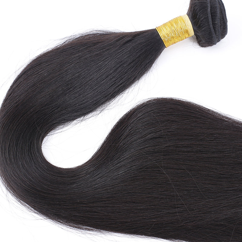 5x5 HD Swiss Lace Closure With Bundles Human Hair Straight【PWH2232】 - pegasuswholesale