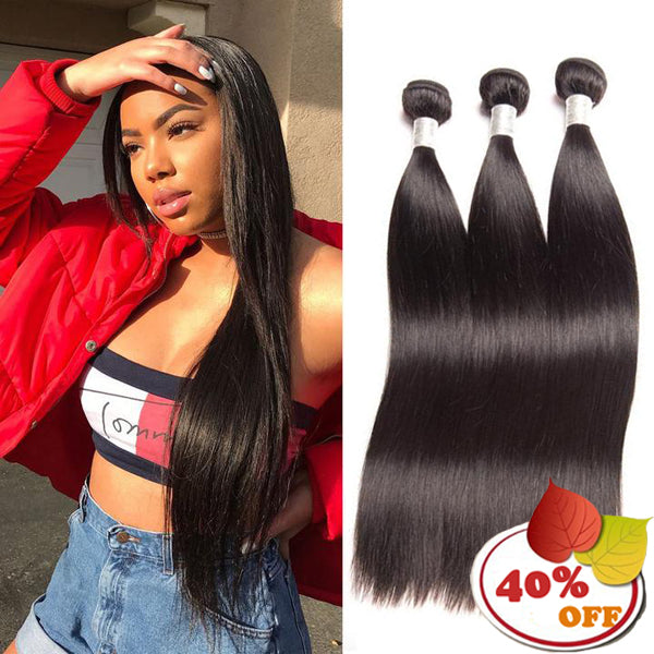 3 Bundles Brazilian Straight Human Hair - pegasuswholesale