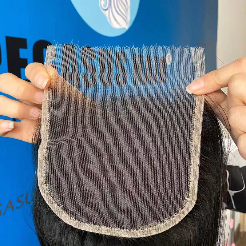 5x5 HD Swiss Lace Closure With Bundles Human Hair Straight【PWH2232】 - pegasuswholesale