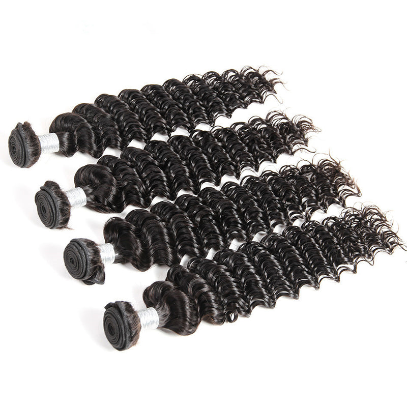 Wholesale 10 Bundles Brazilian Remy Human Hair Deep Wave - pegasuswholesale