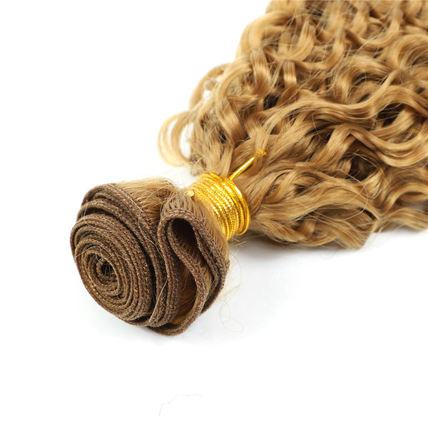 Afro Curly Bundles Hair 3/4pcs/pack (Black 613 Blonde #27 Color) - pegasuswholesale