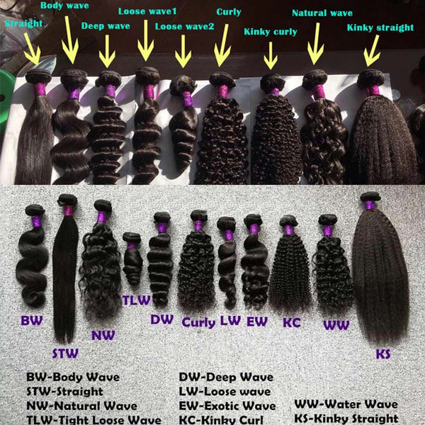 Big Sale 13x4 Lace Frontal With 3/4 Bundles Deal All textures available - pegasuswholesale