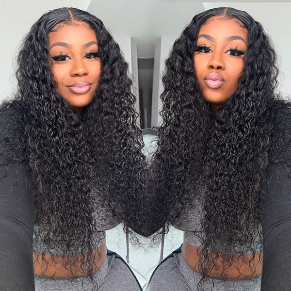 Undetectable Invisible Deep Wavy 13x4" Front Wig | Real HD Lace【PWH6682】 - pegasuswholesale