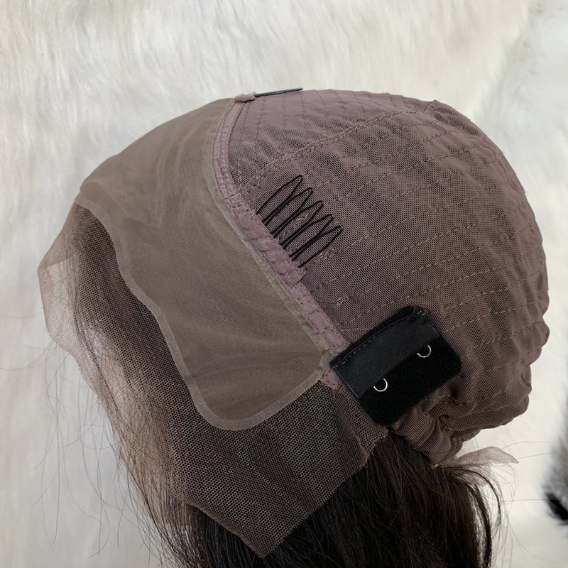 New Pre-Made Fake Scalp Wig Brazilian Virgin Human Hair Lace Front Pre-Made Bold Cap Wig - pegasuswholesale