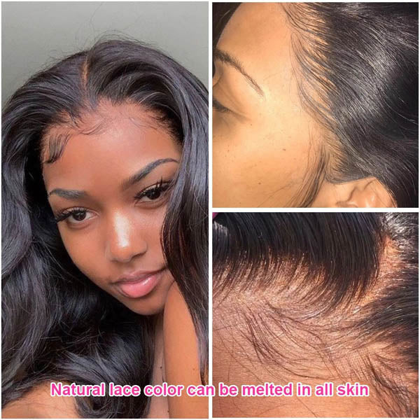 HD Swiss Lace Frontal 13x4" With Bundles Body Wave Brazilian 【PWH2239】 - pegasuswholesale