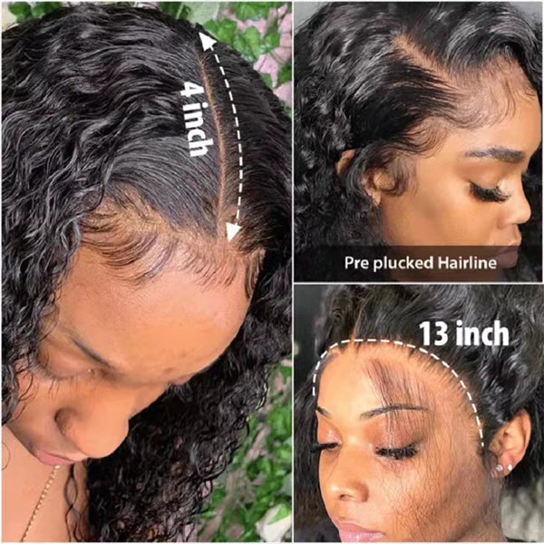 Romance Curly 13x4 Lace Front Wig 150% 180% density