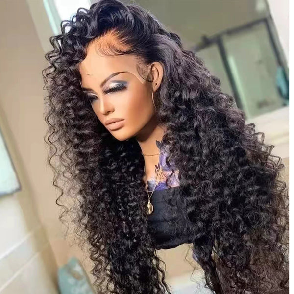 Romance Curly 13x4 Lace Front Wig 150% 180% density
