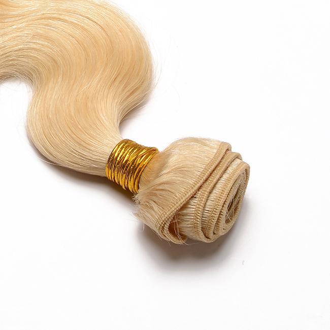 613 Blonde Brazilian Virgin Hair Body Wave 3 Bundles - pegasuswholesale