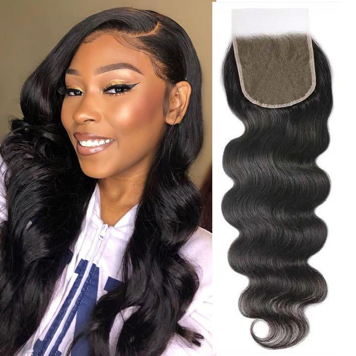 Wholesale 5PCS Brazilian Virgin Human Hair Lace Closure Body Wave - pegasuswholesale