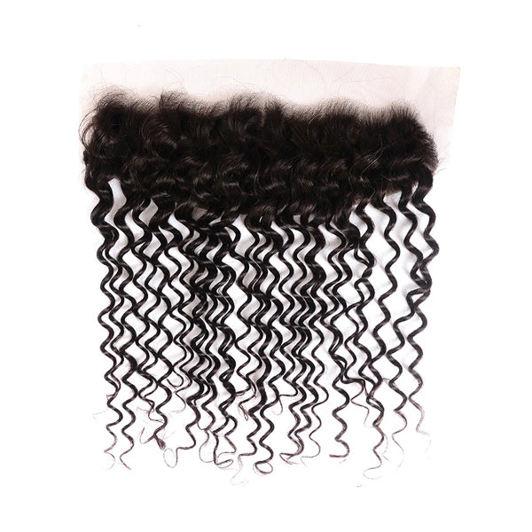 Wholesale 5PCS Transparent Lace Closure Frontal Loose Deep Wave Human Hair