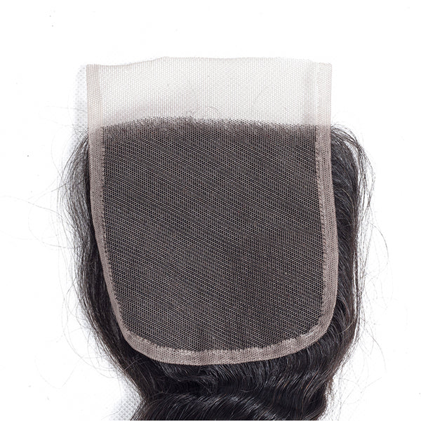 Loose Wave 3 Bundles With 4x4 Lace Closure Brazilian Hair - pegasuswholesale