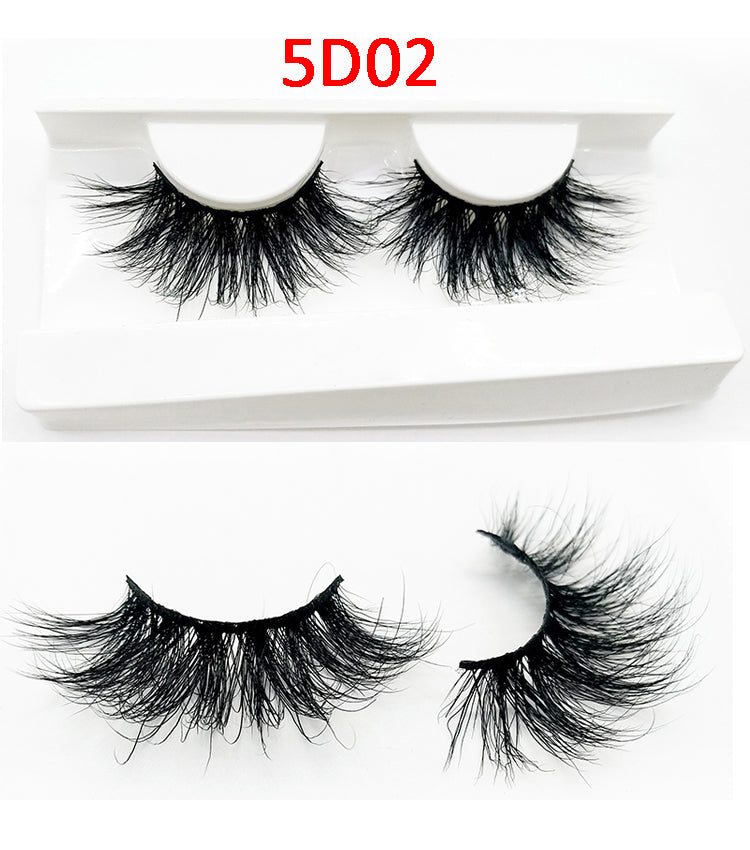100% Real 5D Mink Eyelashes 【PEGE02】 - pegasuswholesale