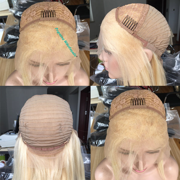 613 Blonde Straight Wig(Full lace wig/Lace front wig/360 lace wig) - 【PEG001】 - pegasuswholesale