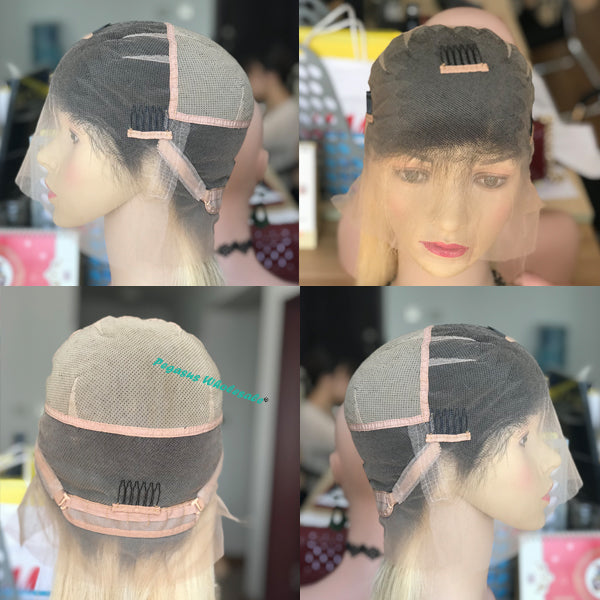 613 Blonde Straight Wig(Full lace wig/Lace front wig/360 lace wig) - 【PEG001】 - pegasuswholesale