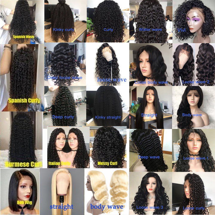 5 Wigs Deal Natural Color With 613 Color Human Hair - pegasuswholesale