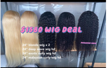 5 Wigs Deal ( 613 Color & Natural Color)