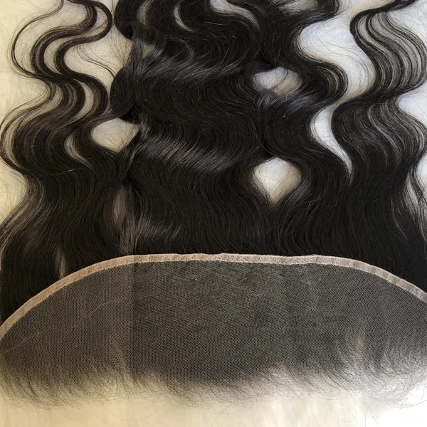 NEW HD Swiss Lace 13X4 Lace Frontal Closure With 3 Bundles Body wave - pegasuswholesale