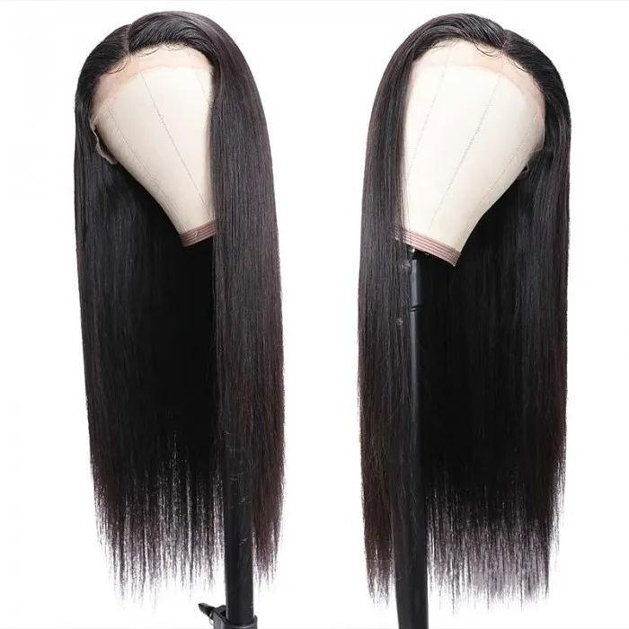 13x4 Transparent Lace Frontal Wig Straight 150% 180% - pegasuswholesale