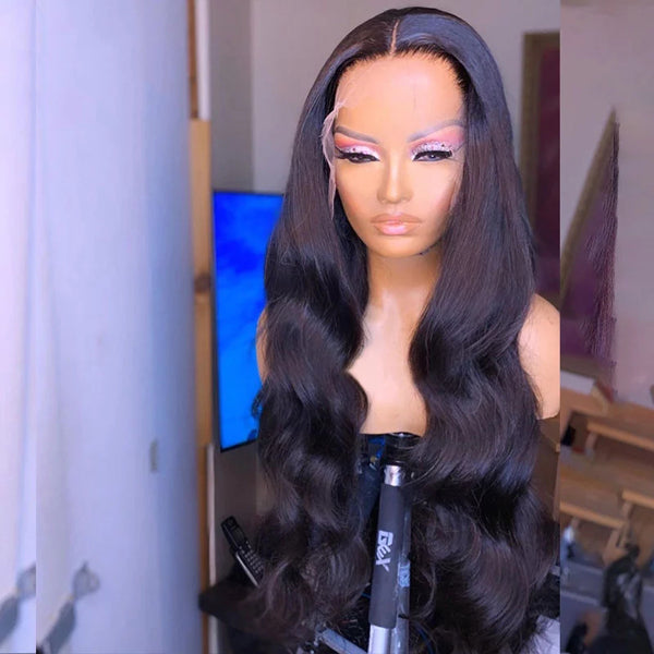 13x6 Transparent Lace Frontal Wigs Body Wave Hair 5x5 6x6 Closure Wigs - pegasuswholesale