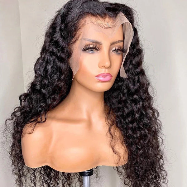 13x6 Transparent Lace Frontal Wigs Water Wave Hair 5x5 6x6 Closure Wigs - pegasuswholesale