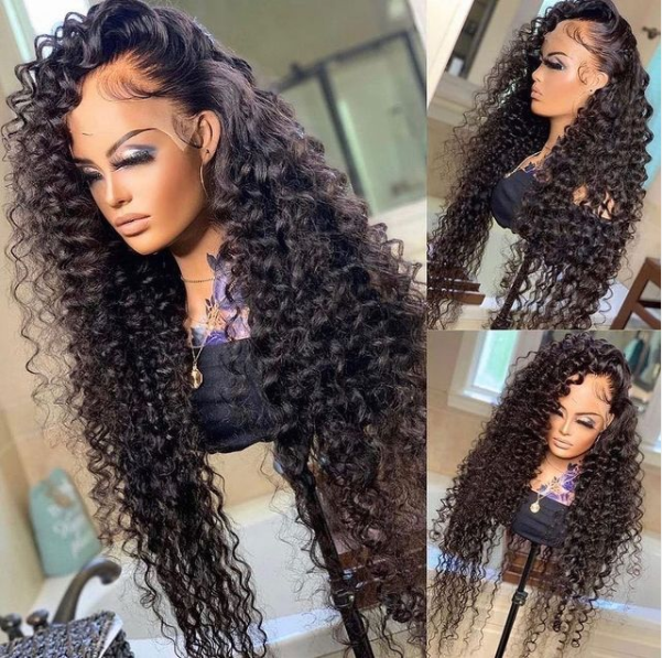Romance Curly 13x4 Lace Front Wig 150% 180% density