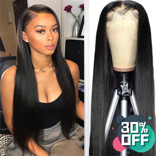 HD Swiss Lace 5*5 Lace Closure Wig Straight Virgin Human Hair Wig 【PWH6683】 - pegasuswholesale
