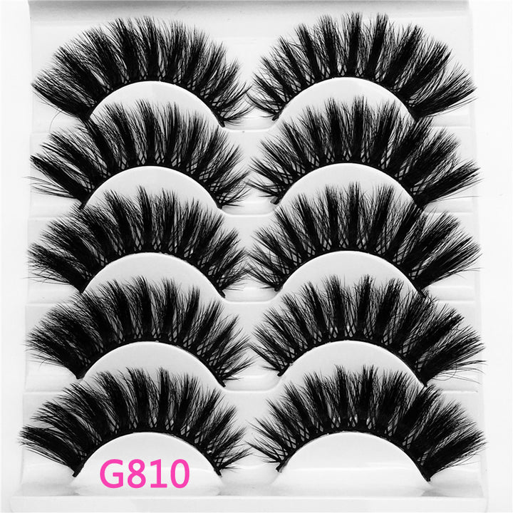 5Pairs 3D Mink False Eyelashes Natural/Thick Long 【PEGE07】 - pegasuswholesale