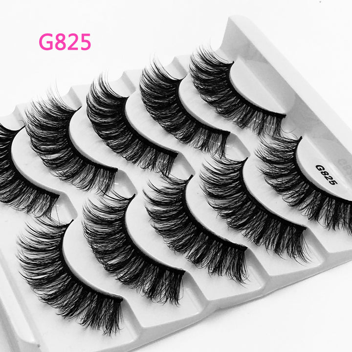 5Pairs 3D Mink False Eyelashes Natural/Thick Long 【PEGE07】 - pegasuswholesale