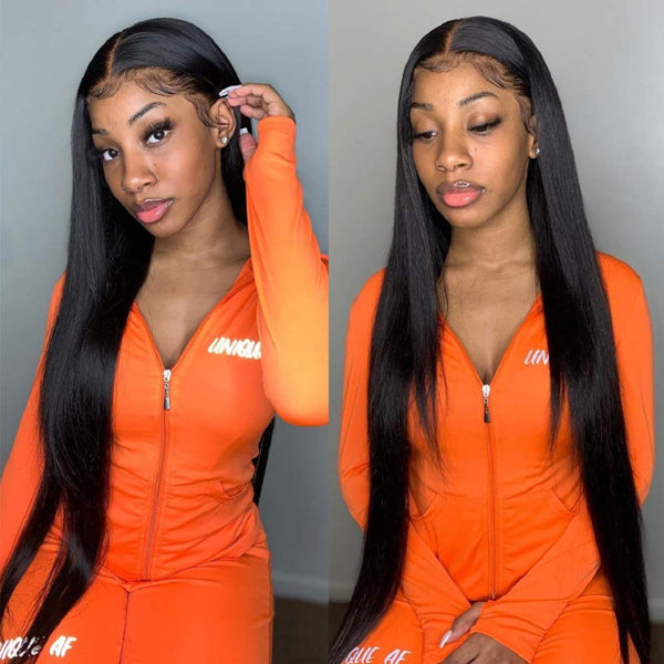13x4 Silky Straight Brazilian Human Hair Wig (Full lace wig/Lace front wig/360 lace wig) - pegasuswholesale