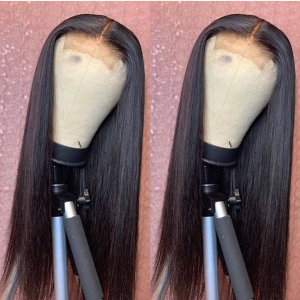 4X4" Lace Closure Wigs Straight Human Hair 150% 180% Density - pegasuswholesale